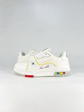 LV Skate Sneaker  Crystal Embellished Casual Shoes Unisex Beige and Colorful Label Name Style
