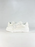 LV Trainer Sneakers Men Women Full White Embossed Leather Casual Skate Shoes Unisex