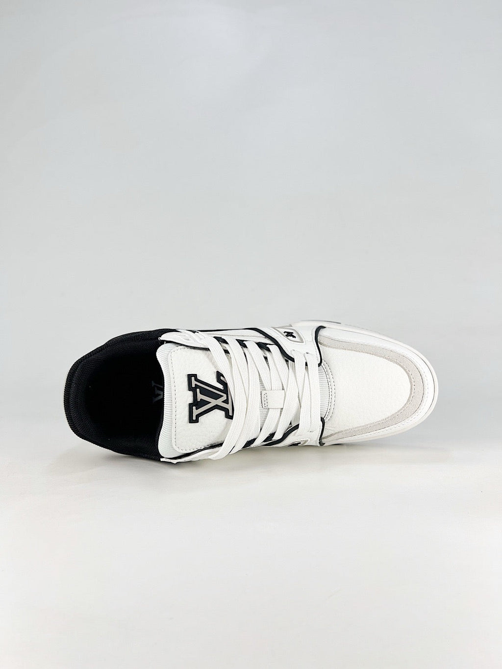 LV Trainer Sneakers Men Women White Black Leather Casual Skate Shoes