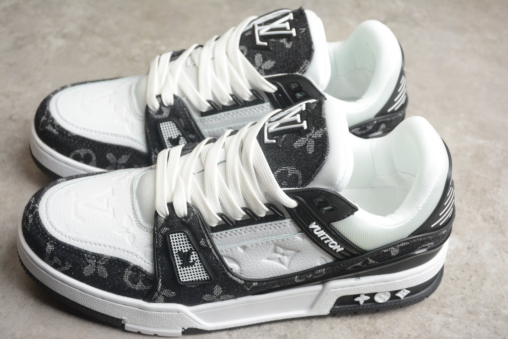 Louis Vuitton LV Trainer Unisex Sneakers – Black‑White