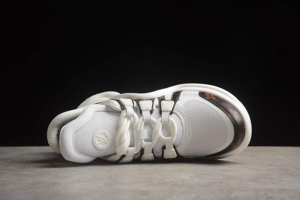 Louis Vuitton LV Archlight  Leather Sneaker Unisex White Monogram