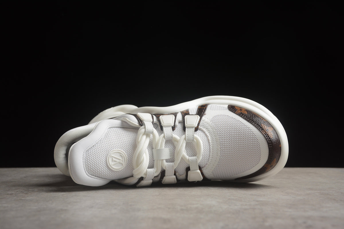 Louis Vuitton LV Archlight  Leather Sneaker Unisex White Monogram