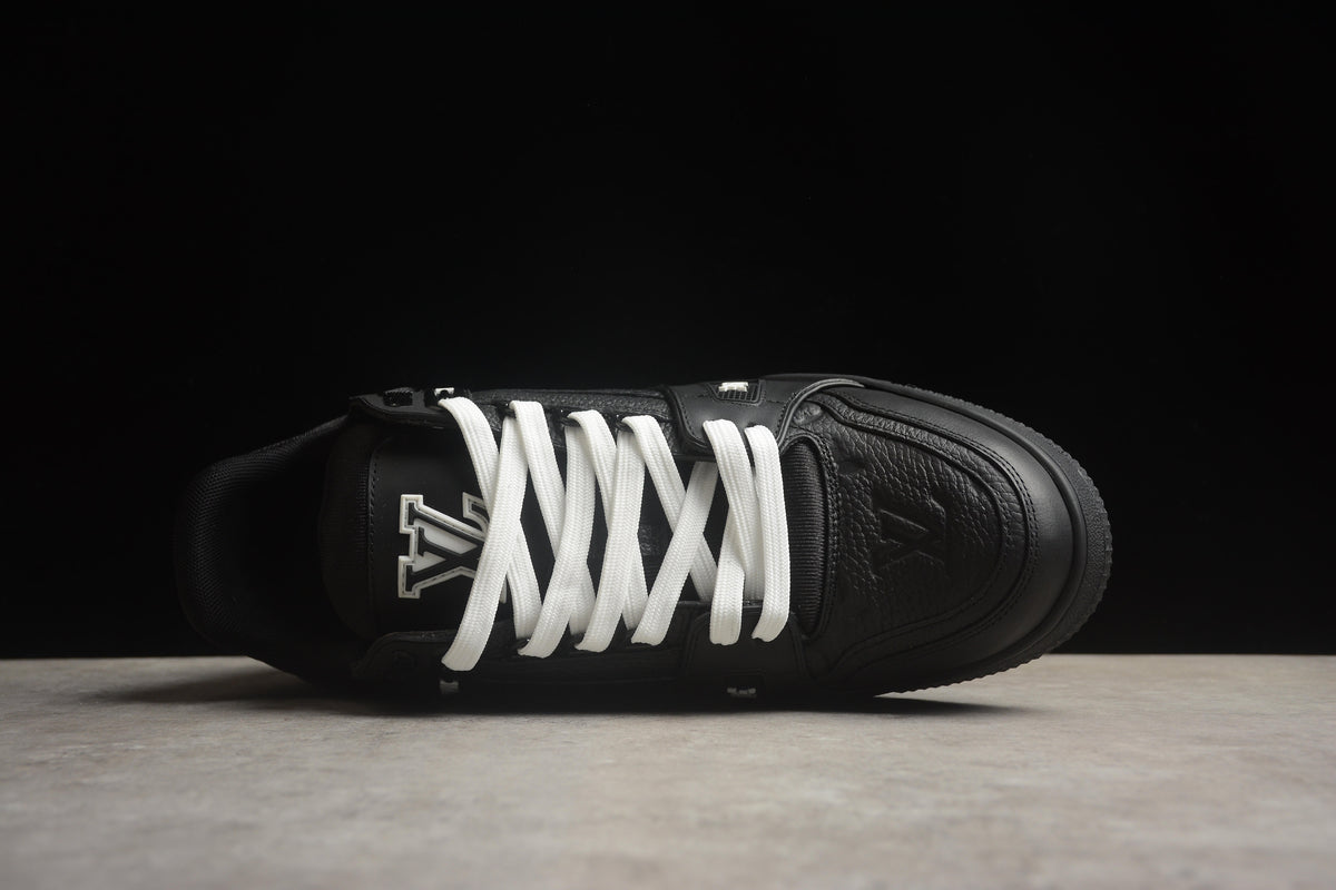 Louis Vuitton LV Trainer Leather Sneaker Unisex Black