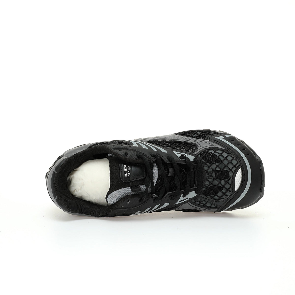 Bottega Veneta Orbit Runner Unisex  Low-Top Sneakers Grey / Black